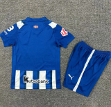 25-26 Alaves Home Kids Soccer Jersey 1:1 Thai Quality