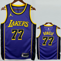 22-23 Lakers DONCIC #77 Purple Top Quality Hot Pressing NBA Jersey (Trapeze Edition) 飞人版 22-23 Lakers DONCIC #77 Purple Top Quality Hot Pressing NBA Jersey (Trapeze Edition) 飞人版