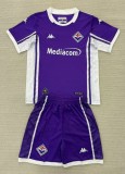 25-26  Fiorentina  Home Kids Soccer Jersey
