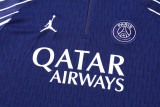 25-26 PSG High Quality Kids Half Pull Tracksuit