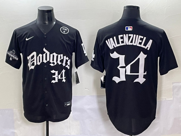 2025 MLB Los Angeles Dodgers New Pattern Jersey