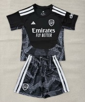 26-27 ARS Black GoalKeeper Kids Soccer Jersey