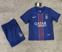 25-26 PSG Home Kids Soccer Jersey (With 2 Star)*两颗星