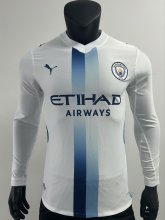 26-27 Man City Third Leaked Edition Long Sleeve Player Version Soccer Jersey (长袖球员)