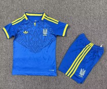 2026 Ukraine Away Kids Soccer Jersey 2026 Ukraine Away Kids Soccer Jersey