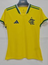26-27 Flamengo Yellow Special Edition Women Fans Soccer Jersey (女)