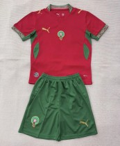 2026 World Cup Morocco Home Kids Soccer Jersey