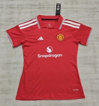 26-27 Man Utd Home Women Fans Soccer Jersey (女)