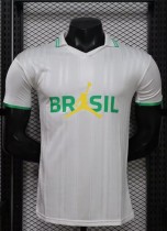 26-27 Brazil White Casual Version Player Version Soccer Jersey