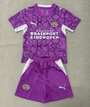 26-27 PSV Purple GoalKeeper Kids Soccer Jersey