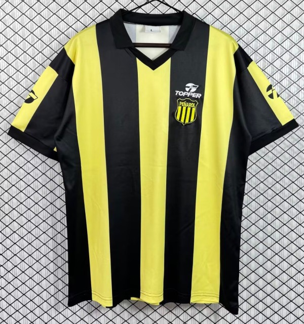 1987 CA Penarol Home Fans Soccer Jersey