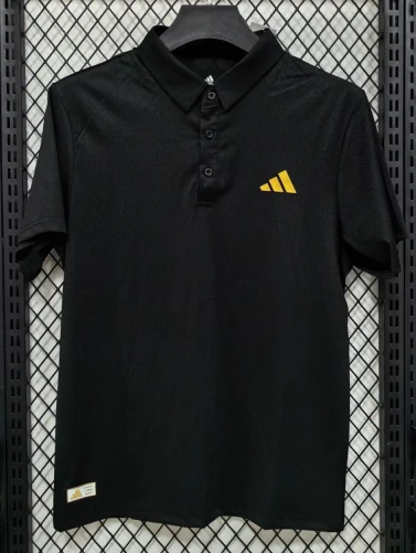 2026 AD Black Ice Silk Polo Short Sleeve