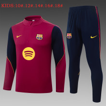 26-27 BAR High Quality Kids Half Pull Tracksuit