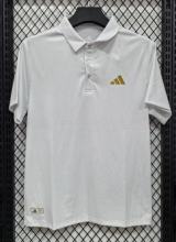 2026 AD White Ice Silk Polo Short Sleeve