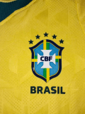 2026 World Cup Brazil Home Player Version Kids Soccer Jersey(球员童装)