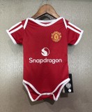 26-27 Man Utd Home Baby Infant Crawl Suit