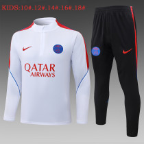 26-27 PSG High Quality Kids Half Pull Tracksuit 26-27 PSG High Quality Kids Half Pull Tracksuit