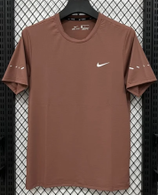 2026 NK Brown Ice Silk Casual T-Shirt