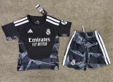 26-27 RMA Black GoalKeeper Kids Soccer Jersey