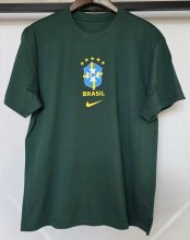26-27 Brazil Green High Quality Casual T-Shirt