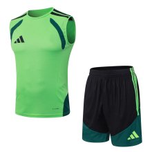2026 AD Green High Quality Player Version Tank Top And Shorts Suit (球员套装)