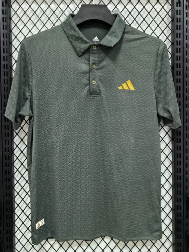 2026 AD Green Ice Silk Polo Short Sleeve