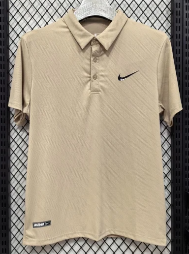 2026 NK Khaki color Ice Silk Polo Short Sleeve