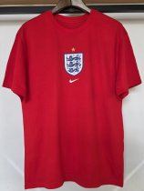 26-27 England Red High Quality Casual T-Shirt