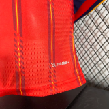 2026 World Cup Spain Home Long Sleeve Player Version Soccer Jersey*长袖球员