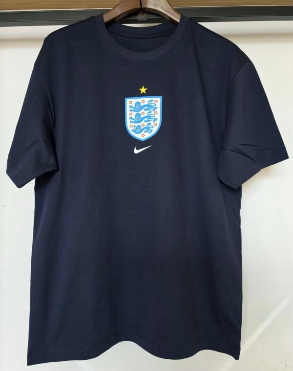 26-27 England Blue High Quality Casual T-Shirt
