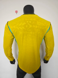 2026 World Cup Brazil Home Long Sleeve Player Version Soccer Jersey (长袖球员)