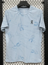 2026 ON Blue Ice Silk Casual T-Shirt