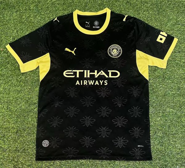 26-27 Man City Away Leaked Edition Fans Soccer Jersey