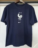 26-27 France Blue High Quality Casual T-Shirt