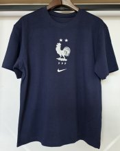 26-27 France Blue High Quality Casual T-Shirt