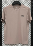 2026 ALO Pink Ice Silk Casual T-Shirt