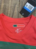 2010 Portugal Home Long Sleeve Retro Soccer Jersey