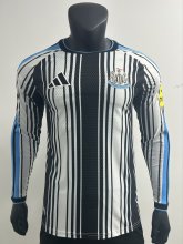 26-27 Newcastle Home Leaked Edition Long Sleeve Player Version Soccer Jersey*长袖球员