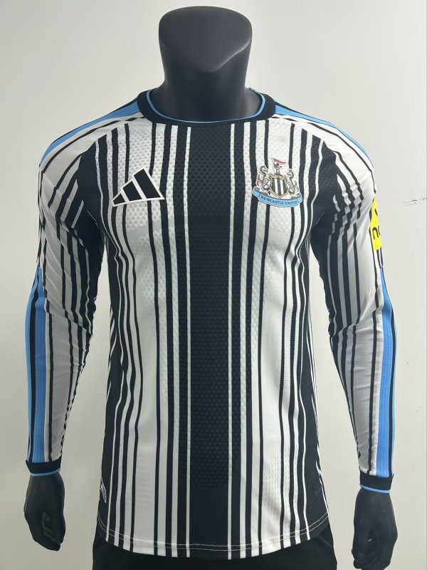 26-27 Newcastle Home Leaked Edition Long Sleeve Player Version Soccer Jersey*长袖球员