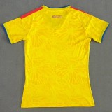 2026 World Cup Colombia Home Women Fans Soccer Jersey (女)