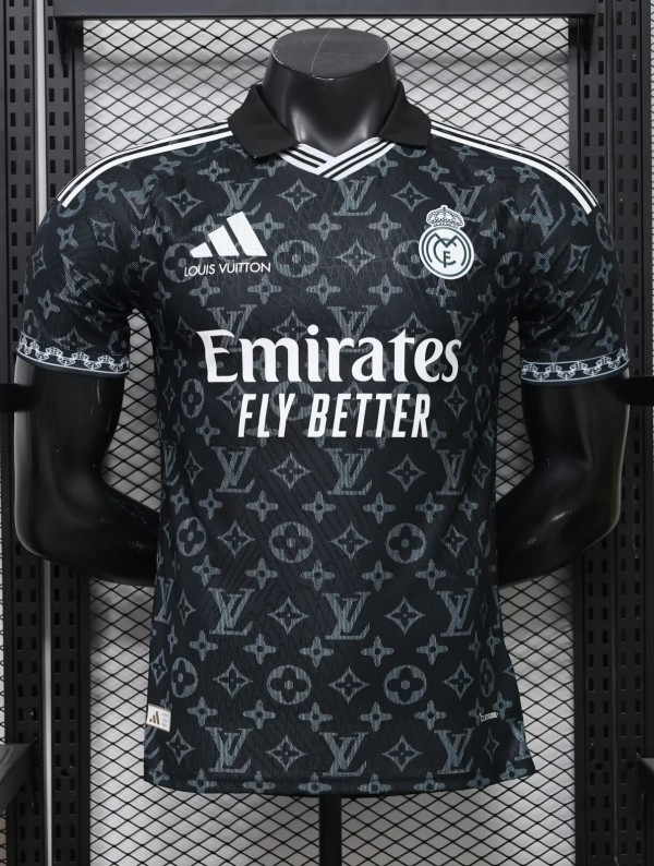 26-27 RMA Black Special Edition Player Version Soccer Jersey