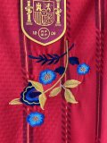 2026 Spain Home Embroidered Version Soccer Jersey