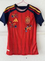 2026 Spain Home Embroidered Version Soccer Jersey