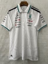 2026 F1 Benz New Pattern Short Sleeve Racing Suit