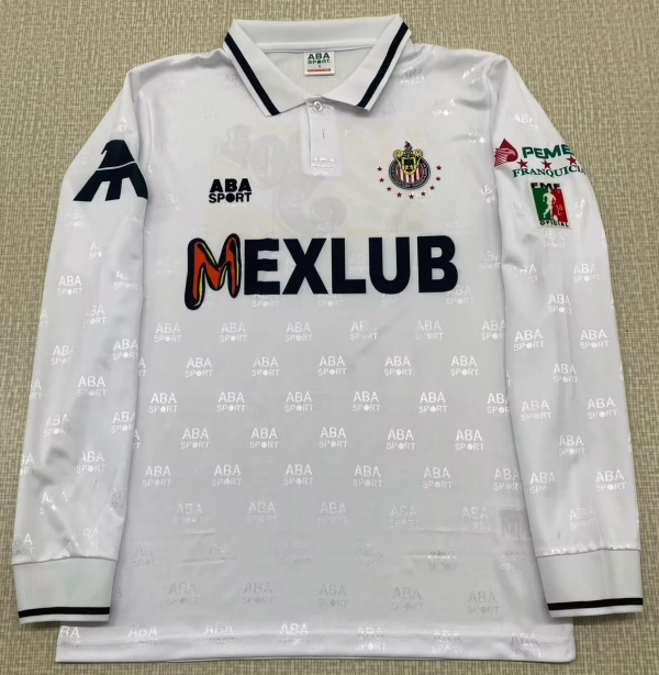 1997 Chivas Away Long Sleeve Retro Soccer Jersey