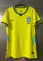 2026 World Cup Brazil Home Women Fans Soccer Jersey (女)