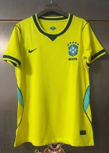 2026 World Cup Brazil Home Women Fans Soccer Jersey (女)