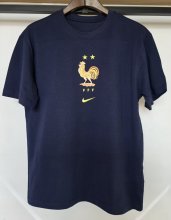 26-27 France Blue High Quality Casual T-Shirt
