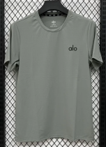 2026 ALO Green Ice Silk Casual T-Shirt 2026 ALO Green Ice Silk Casual T-Shirt