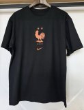 26-27 France Black High Quality Casual T-Shirt